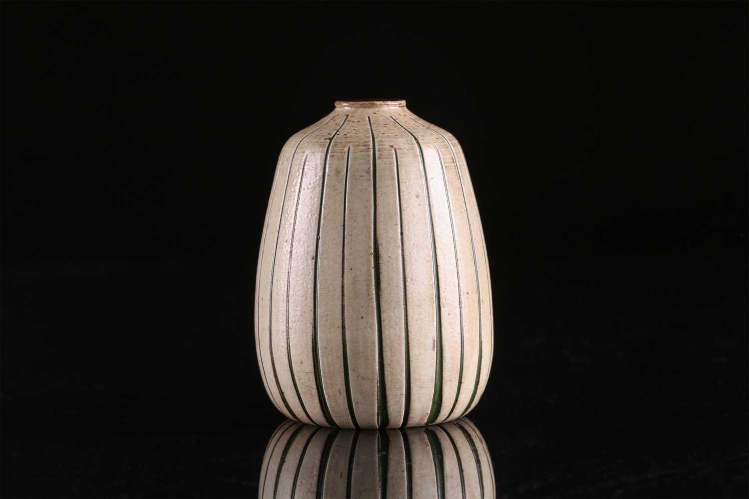 Lot 354 - A Martin Brothers stoneware gourd vase, of...