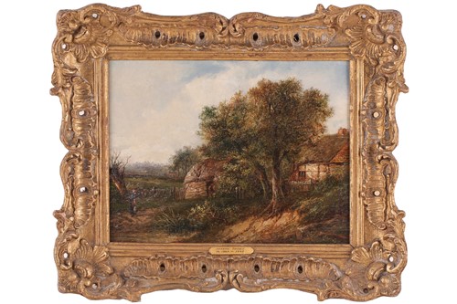 Lot 40 - Joseph Thors (1835-1920) Dutch, a rural...