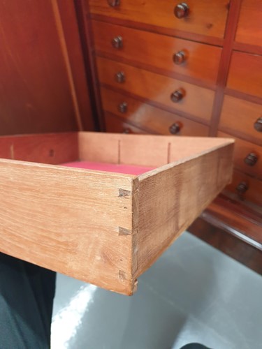 Lot 114 - A Victorian figured mahogany collectors...