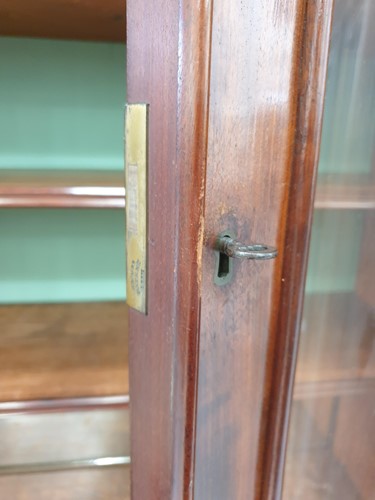Lot 114 - A Victorian figured mahogany collectors...