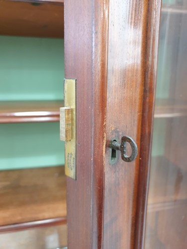 Lot 114 - A Victorian figured mahogany collectors...