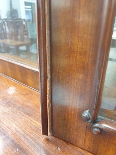 Lot 114 - A Victorian figured mahogany collectors...