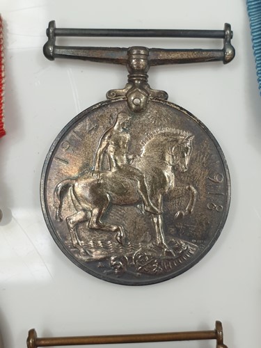 Lot 182 - A WWI medal group to Lt. T B Pugh (R.N.R),...