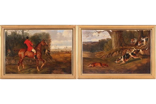 Lot 6 - John Alfred Wheeler (1821-1903), hounds...