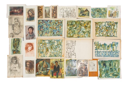 Lot 94 - Francesc Sillué (b.1936), a folio of original...