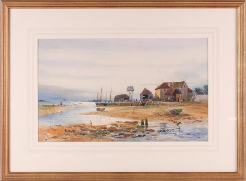 Lot 12 - Thomas Sidney (19th/20th century), 'Bosham,...