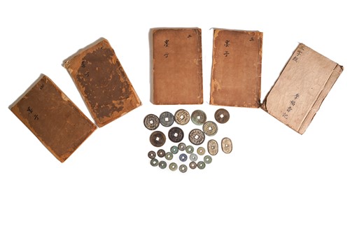 Lot 208 - Four loose bound volumes to include the...