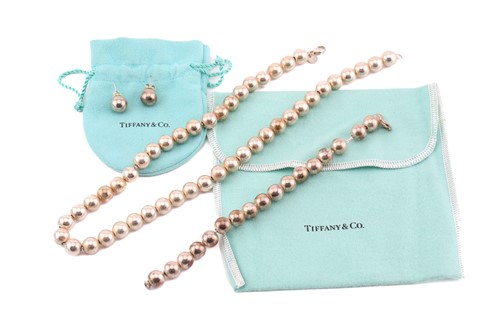 Lot 183 - Tiffany & Co. City HardWear silver jewellery...