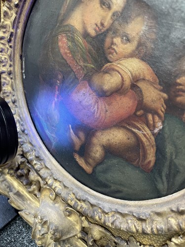 Lot 29 - 19th century school, 'Simeon with the infant...