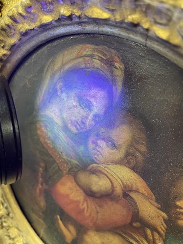 Lot 29 - 19th century school, 'Simeon with the infant...