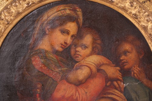 Lot 29 - 19th century school, 'Simeon with the infant...