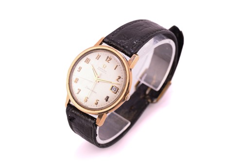 Lot 291 - A 9ct yellow gold Omega seamster, with an...