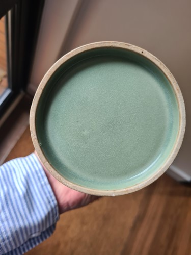 Lot 81 - A Chinese longquan celadon vase of mallet form,...