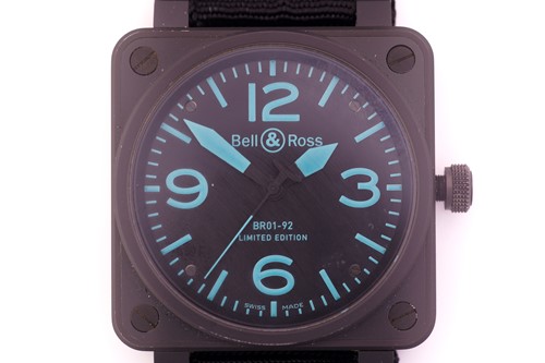 Lot 315 - A limited-edition Bell & Ross BR01-92, with an...