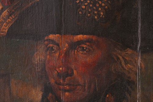 Lot 177 - A folk art 'Lord Nelson' arched topped inn...