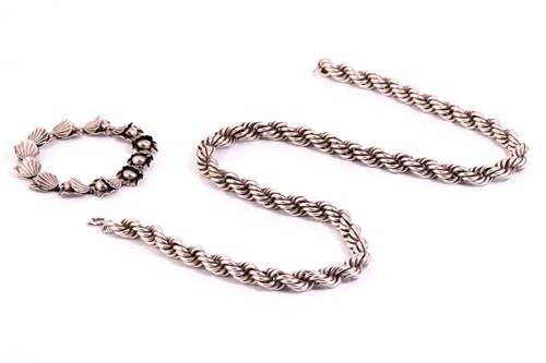Lot 115 - A bracelet by Danish designer Hermann Siersbol...