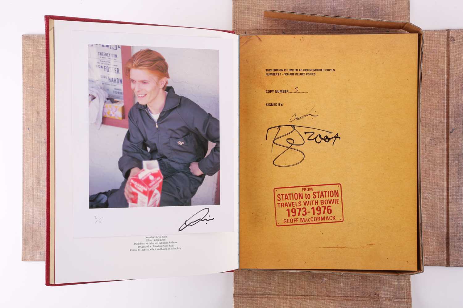 Lot 212 - MacCormack, Geoff: David Bowie, 'From Station...