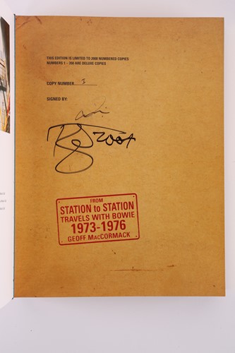 Lot 212 - MacCormack, Geoff: David Bowie, 'From Station...
