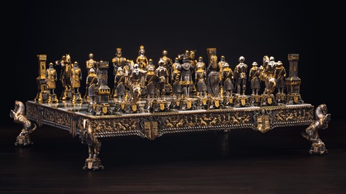 Lot 196 - A Piero Benzoni 'Sun King - Louis XIV' pattern...