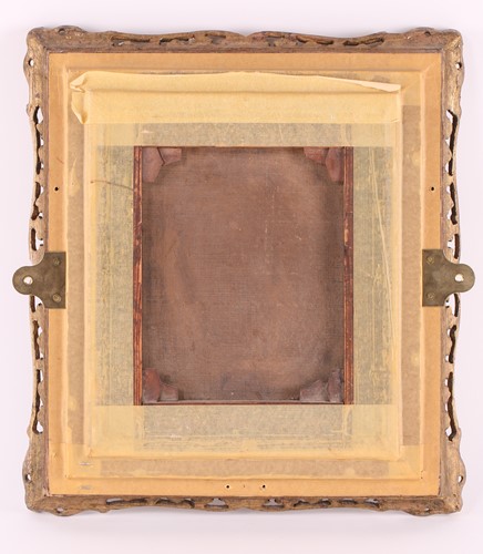 Lot 41 - 19th century school, portrait of a seated...