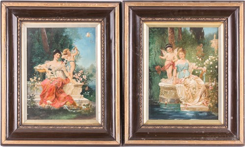 Lot 9 - 19th century Continental school, two...