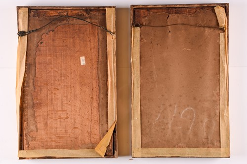 Lot 198 - Two gilt box framed arrangements of grand tour...