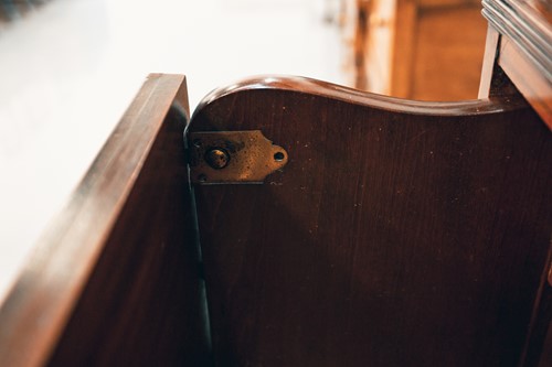 Lot 157 - A George IV mahogany secretaire bookcase with...