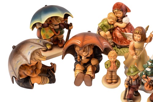 Lot 222 - A large collection of modern Hummel figures,...