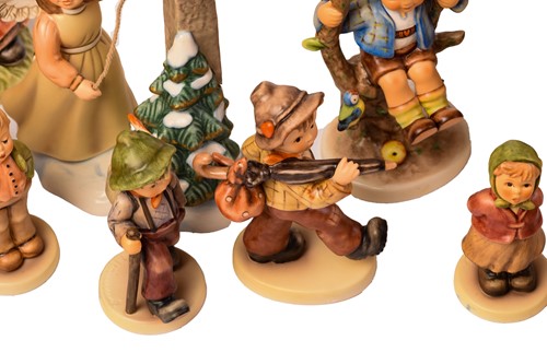 Lot 222 - A large collection of modern Hummel figures,...