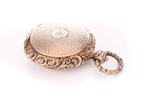 Lot 407 - A William IV silver-gilt vinaigrette in the...