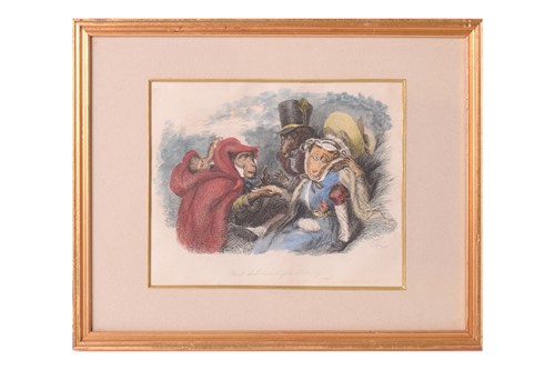 Lot 50 - A group of sixteen Georgian coloured...