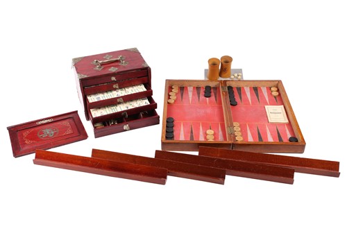 Lot 199 - A Chinese early 20th century cased bamboo and...