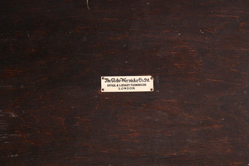 Lot 123 - A pair of Globe Wernicke four-section modular...