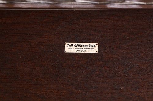 Lot 123 - A pair of Globe Wernicke four-section modular...