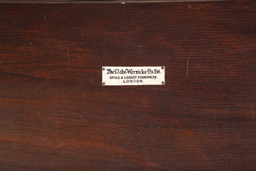 Lot 123 - A pair of Globe Wernicke four-section modular...