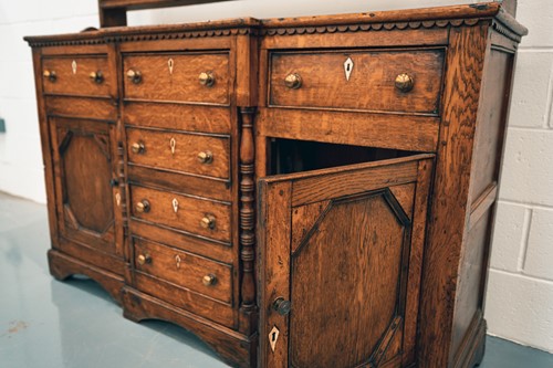 Lot 159 - A 19th-century Welsh (probably Anglesey) oak...