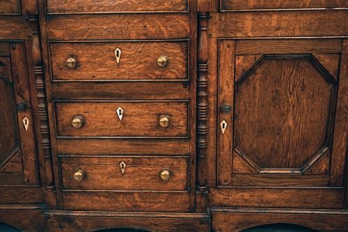 Lot 159 - A 19th-century Welsh (probably Anglesey) oak...