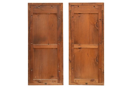 Lot 165 - A pair of large Victorian carved wood and gilt...