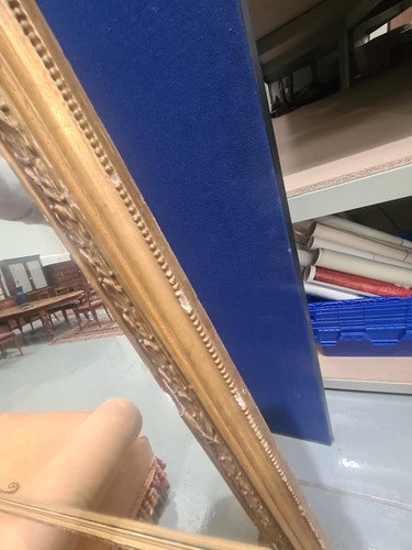 Lot 165 - A pair of large Victorian carved wood and gilt...