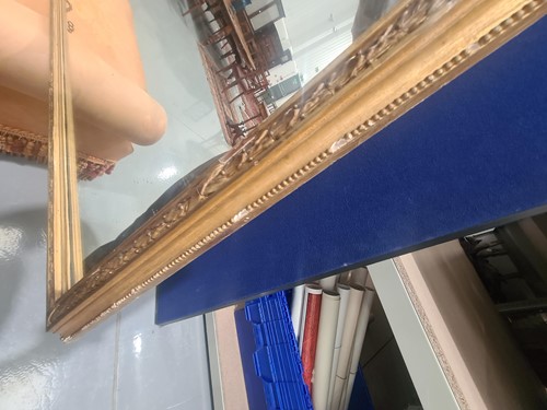 Lot 165 - A pair of large Victorian carved wood and gilt...