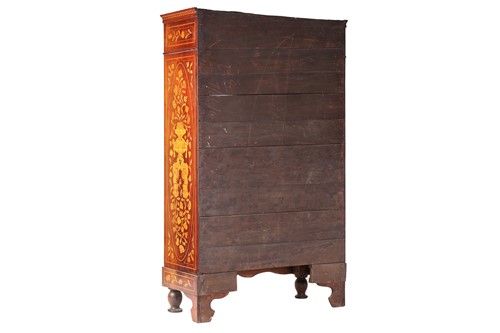 Lot 155 - An early 19th-century Dutch marquetry inlaid...