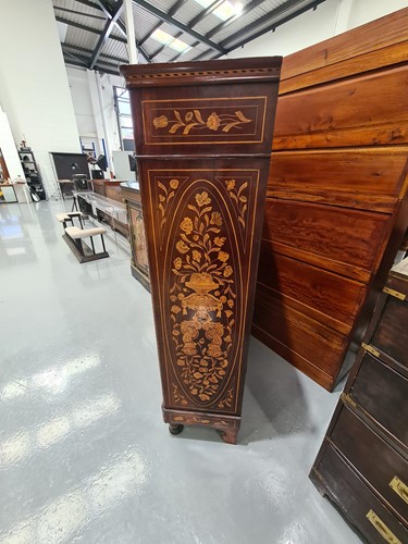 Lot 155 - An early 19th-century Dutch marquetry inlaid...
