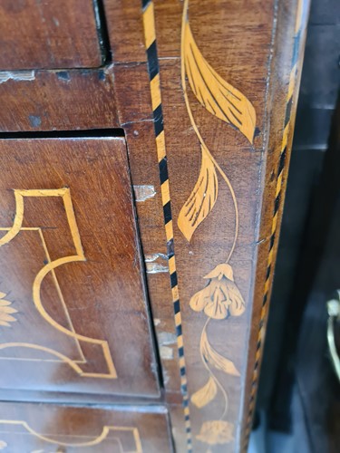 Lot 155 - An early 19th-century Dutch marquetry inlaid...