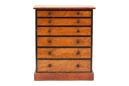 Lot 194 - An Aesthetic Movement period faux bamboo and...