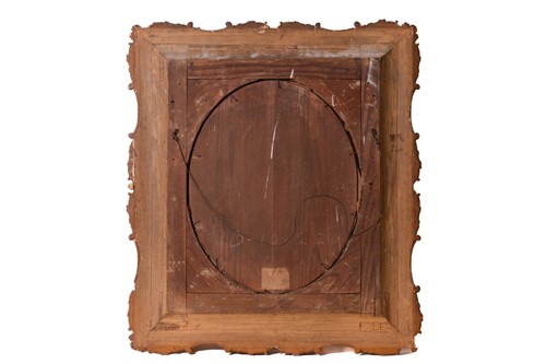 Lot 3 - A large KPM Berlin oval porcelain plaque,...