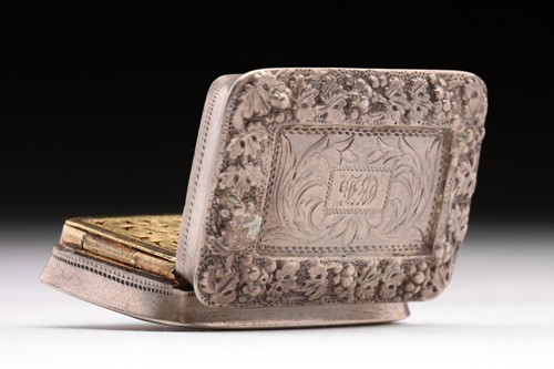 Lot 277 - A George IV vinaigrette; rounded rectangular,...
