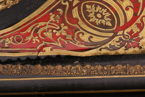 Lot 141 - A Victorian ebonized and red tortoiseshell...