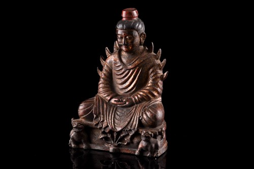 Lot 64 - A Chinese Northern Wei style figure of...