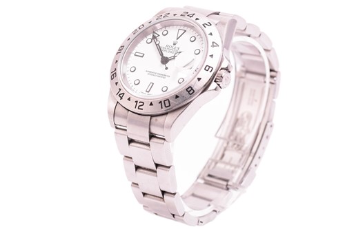Lot 344 - A Rolex Explorer II model 16570 (Polar), with...