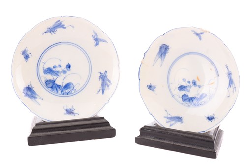 Lot 71 - A small collection of mostly Chinese blue and...